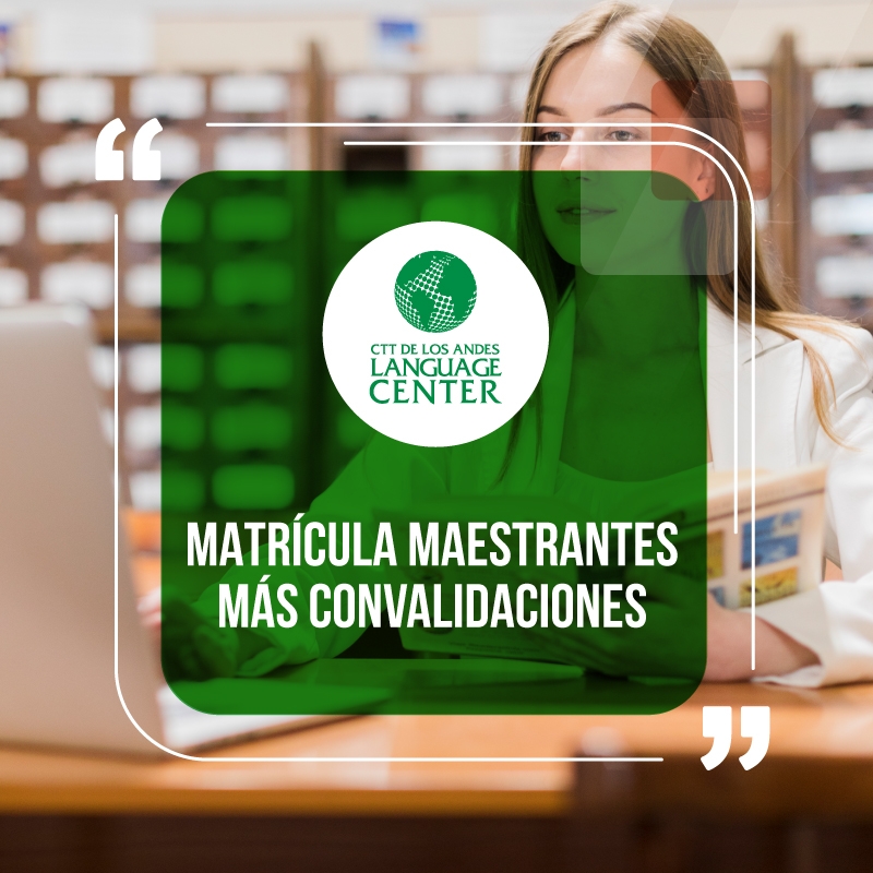 27. MATRÍCULA MAESTRANTES + CONVALIDACIONES
